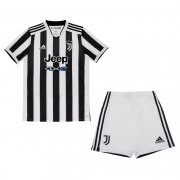 21-22 Juventus Home Soccer Football Shirt + Short Kid