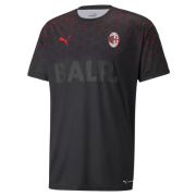 20/21 AC Milan X BALR Signature Black Soccer Football Kit Men