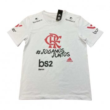 2020/21 Flamengo White Mens Soccer T-Jersey [39912511]