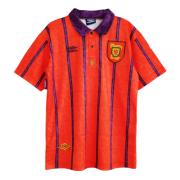 93/95 Scotland Away Red Retro Soccer Football Kit Men