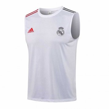 2021/22 Real Madrid White Soccer Singlet Jersey Mens [2021050155]