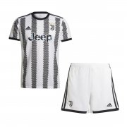 22-23 Juventus Home Soccer Football Kit ( Top + Short ) Youth