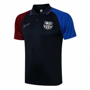 2021/22 Barcelona Navy Soccer Polo Jersey Mens [2020127996]