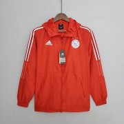 22-23 Ajax Red All Weather Windrunner Soccer Football Jacket Top Man