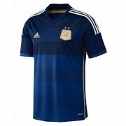 2014 Argentina Retro Away Soccer Football Kit Man