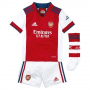 21-22 Arsenal Home Youth Soccer Football Kit (Shirt+Short+Socks)