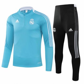 2021/22 Real Madrid Blue Soccer Training Suit Mens [2021060063]