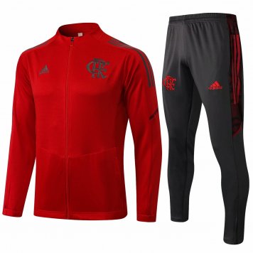 2021/22 Flamengo Red Soccer Training Suit (Jacket + Pants) Mens [20210614152]