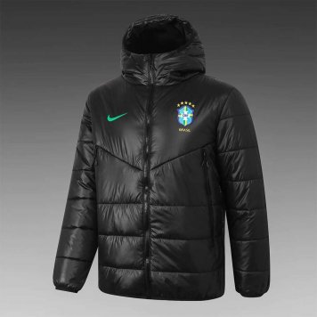 2020/21 Brazil Black Mens Soccer Winter Jacket [20201200075]