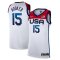 2021 Olympique Games White Men's USA Basketball Player Jersey