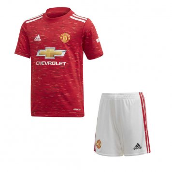2020/21 Manchester United Home Kids Soccer Kit(Jersey+Shorts) [5112983]