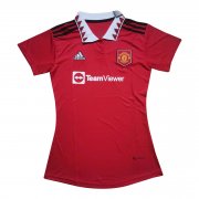 22-23 Manchester United Home Soccer Football Kit Women