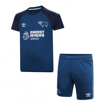 2020/21 Derby County Away Kids Soccer Kit(Jersey+Shorts) [37912854]