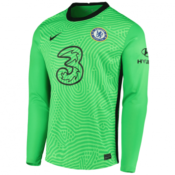 2020/21 Chelsea Goalkeeper Green LS Mens Soccer Jersey Replica [7512966]