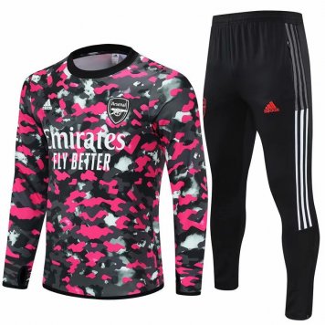 Arsenal 2021/22 Pink Pattern Soccer Training Suit Mens [20210705062]