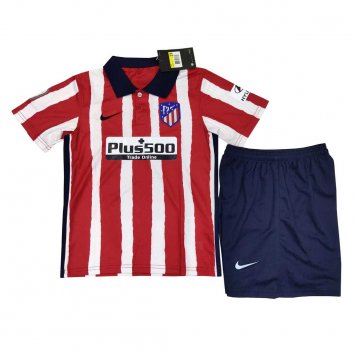 2020/21 Atletico Madrid Home Kids Soccer Kit(Jersey+Shorts) [37912793]