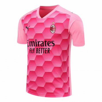 2020/21 AC Milan Goalkeeper Pink Mens Soccer Jersey Replica [2020127151]