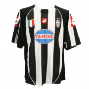 Juventus 2002-03 Retro Home Black&White Men Soccer Football Kit