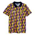 88/89 Scotland Away Yellow&Pink&Blue Retro Soccer Jersey Replica Mens