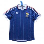 1982 France Retro Home Men Soccer Football Kit