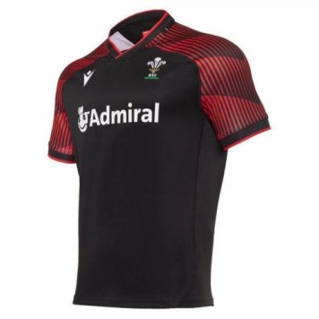 2020/21 Wales Rugby 7ers Away Black Soccer Jersey Replica Mens [2020127854]