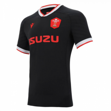 2020/21 Wales Rugby Away Black Soccer Jersey Replica Mens [2020127851]