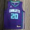 Charlotte Hornets Replica Player Jersey Branded Purple Fast Break Mens 2021 Statement Edition
