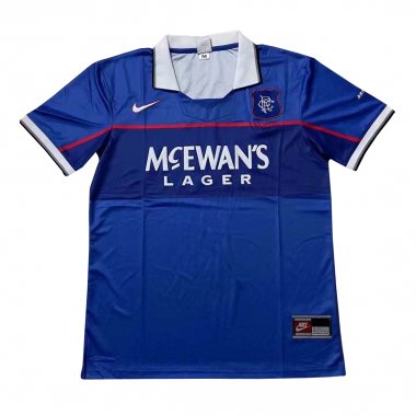 1997-1999 Rangers Home Retro Man Soccer Football Kit