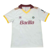 91/92 AS Roma Away White Retro Soccer Football Kit Men