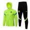 Inter Milan Soccer Training Suit Jacket + Pants Hoodie Yellow Mens 2021/22