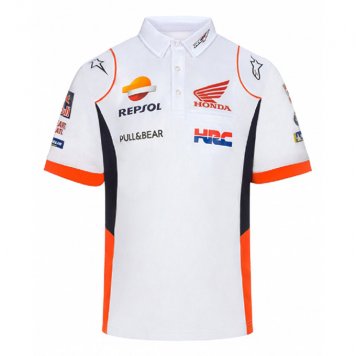Repsol Honda F1 Team Polo Jersey White Mens 2021 [20210720121]