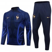 2022 France Royal 3D Print Soccer Football Training Kit Man