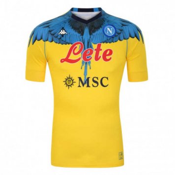 2021/22 Napoli Special Edition Yellow Soccer Jersey Replica Mens [2021050056]