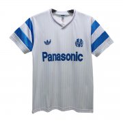 1990 Olympique Marseille Home Retro Man Soccer Football Kit