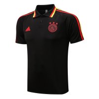Ajax Soccer Polo Jersey Replica Black Mens 2021/22