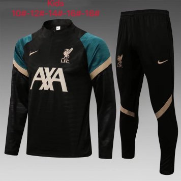 Liverpool Soccer Training Suit Black GG Youth 2021/22