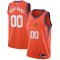 2021 Phoenix Suns Orange Swingman Jersey StateMenst Edition Mens
