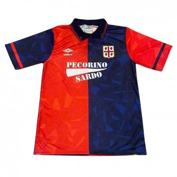 1991/92 Cagliari Calcio Retro Home Mens Soccer Jersey Replica [2020127287]