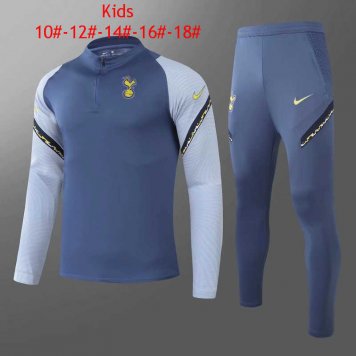 2020/21 Tottenham Hotspur Blue Kids Soccer Training Suit [2020127591]