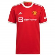 21-22 Manchester United Home Man Soccer Football Kit