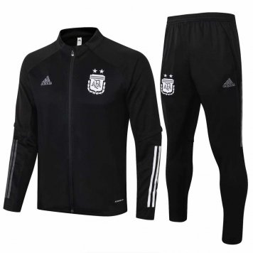 2020/21 Argentina Black Mens Soccer Training Suit(Jacket + Pants) [47012538]