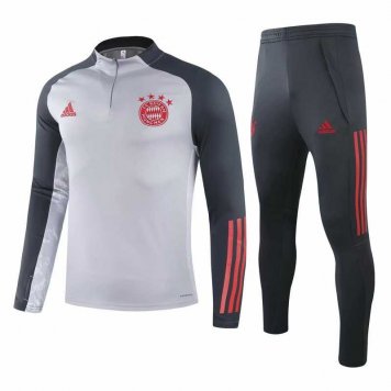 2020/21 Bayern Munich UCL Grey Mens Soccer Training Suit [2020127344]