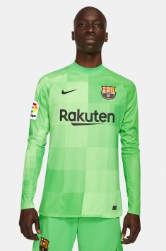 Barcelona Soccer Jersey Replica Away Goalkeeper Long Sleeve Mens 2021/22 [20210825159]