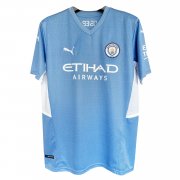 21-22 Manchester City Home Soccer Football Kit Man