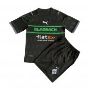 21-22 VfL Borussia Monchengladbach Black Soccer Football Shirt + Short Kid