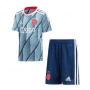 20-21 Ajax Away Kids Soccer Football Kit(Shirt+Short)