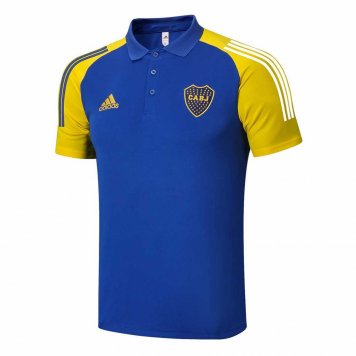 2020/21 Boca Juniors Blue Soccer Polo Jersey Mens [2020127911]