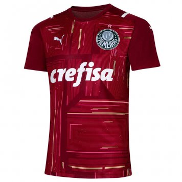 2021/22 Palmeiras Goalkeeper Red Soccer Jersey Replica Mens [2020128125]