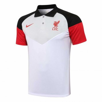 2021/22 Liverpool White Soccer Polo Jersey Mens [2021050135]