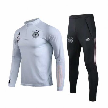 2019/20 Germany Light Grey Mens Soccer Training Suit(Sweater + Pants) [47012416]